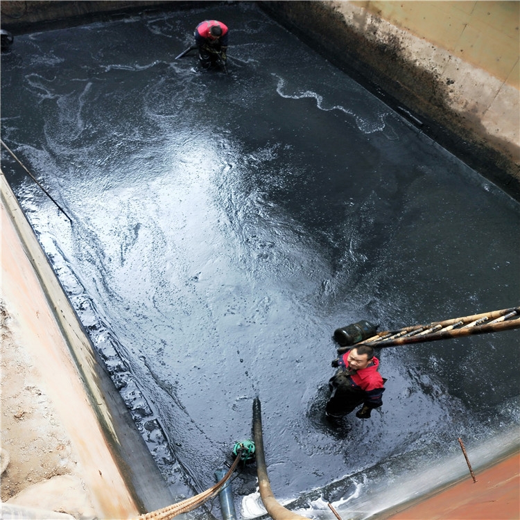 茄子河废水池清理