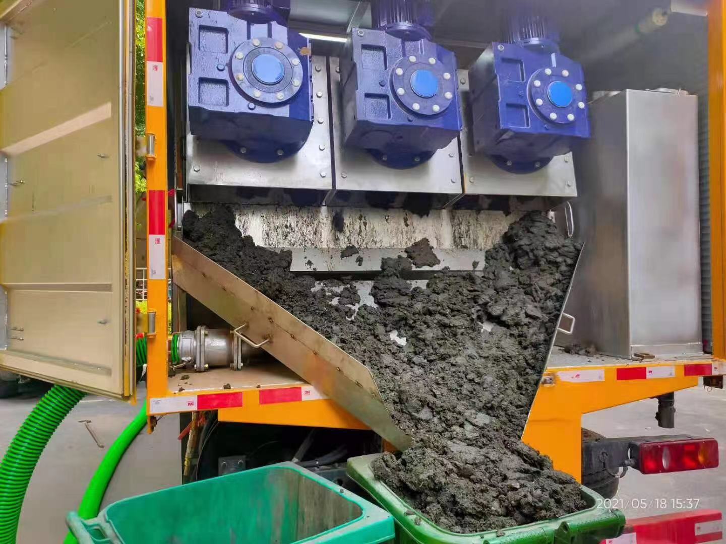 茄子河化粪池清掏城市维护站-泥浆净化干湿分离处理